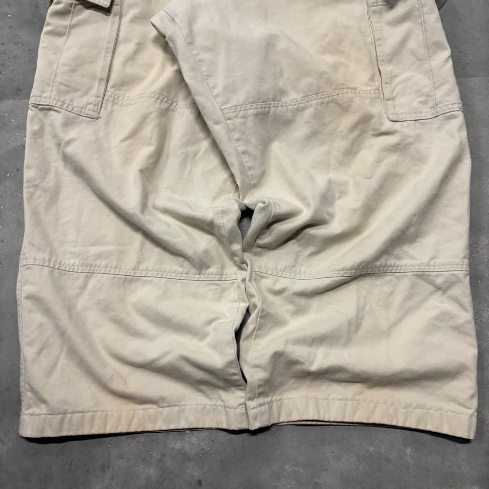 Vintage Y2K/2000s Baggy Cream Skater Style Cargo Pants! 40x26 - Picture 6 of 7